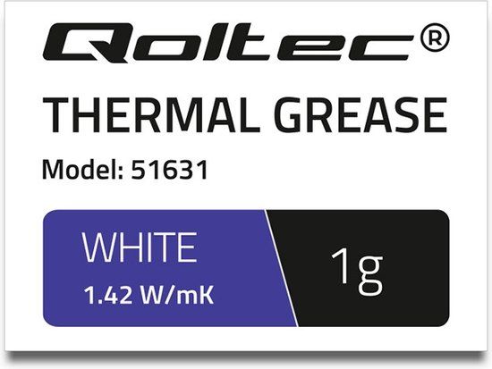 Qoltec Koelpasta 1g Wit