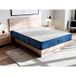 Elysium Matelas En Mousse Shaula 120x200 cm – Hauteur 30 cm Avec 2 cm De Mousse à mémoire de forme De Chaque Côté