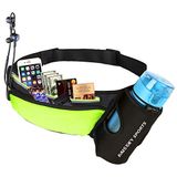 Guzack Heuptas, heuptas, buiktas voor drinkfles, sportdrinkriem, taillepacks voor outdoor, fitness, fietsen, wandelen, loopgordel met telefoon tot 7,0 inch, zonder fles