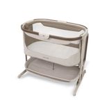 Maxi Cosi Iora Select Aanschuifbedje, 0-6 maanden (9 kg), In één stap Opvouwbare Baby Co-sleeper Schommel, 3 cm CloudCore Matras, 5 Hoogte Niveaus, 4 Soepele Wielen, Easy Slide, Elegance Truffle