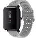 Strap-it Xiaomi Amazfit Bip siliconen bandje met patroon (grijs)