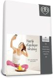 Bed-Fashion katoenen hoeslaken Wit - 90 x 210 cm - Wit