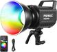 NEEWER 130 W RGB LED-videolamp app/2,4 G besturing 17 effecten, 2500-7500 K, 19800 Lux/1 m, COB, continue verlichting met CRI97/TLCI98, 4 dimcurven, Bowens Mount voor fotostudio, FS150C