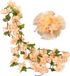 HORCONDORM S.R.L. Lierre artificiel guirlande 235 cm Champagne