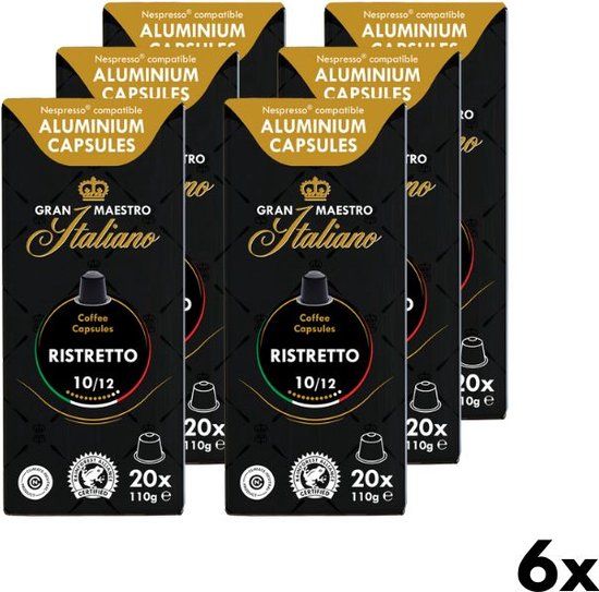 Gran Maestro Italiano Ristretto - 20 koffiecups
