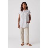 ARKET Flow Washed Cotton Tunic White