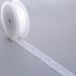 Organza met sterretjes - wit - 25 mm - 25 m - 90165 00
