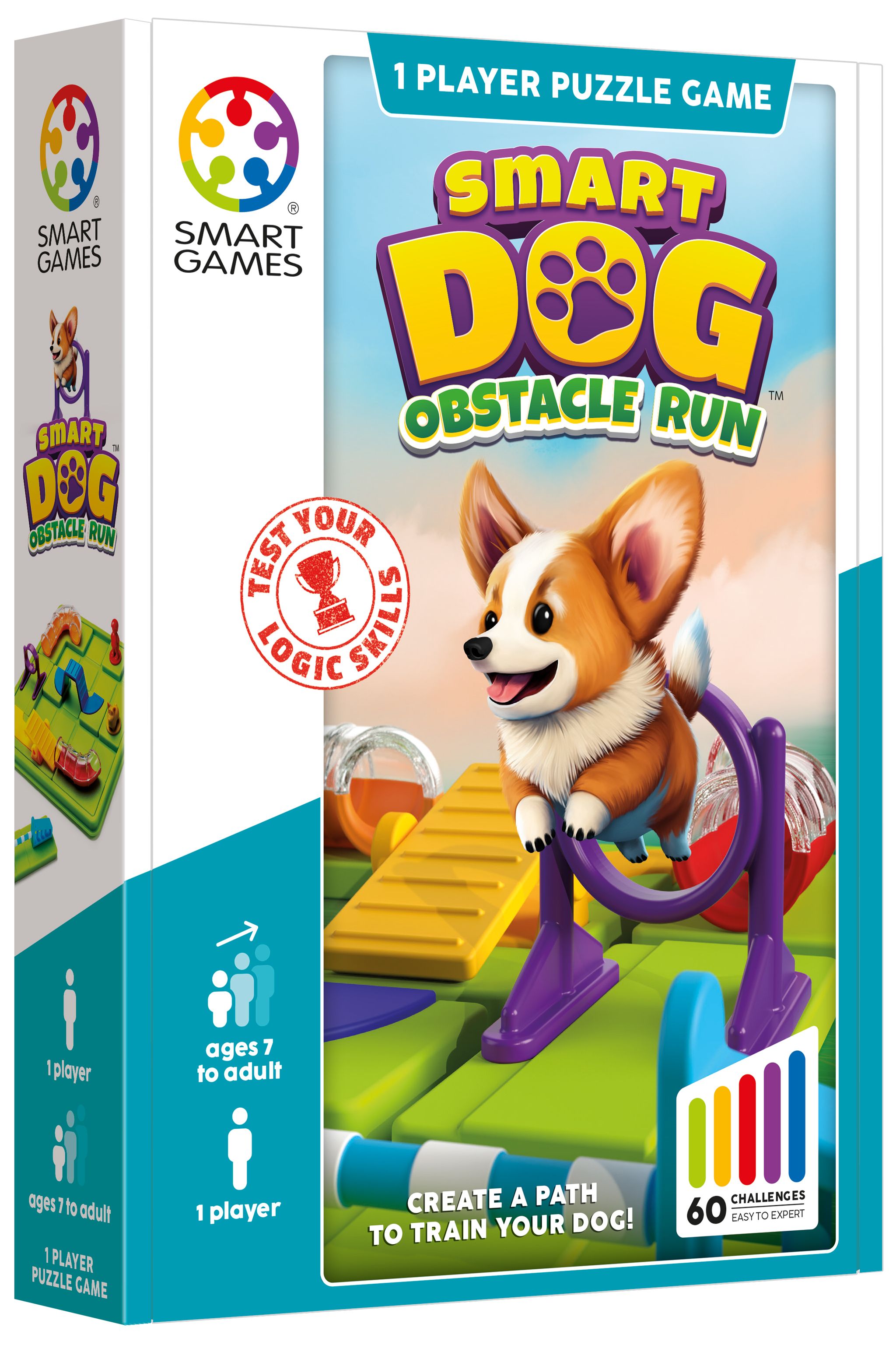 SmartGames Smart Dog Bordspel Logisch | Reisspel | 60 Uitdagingen