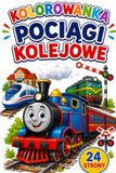 Kolorowanka Pociągi kolejowe