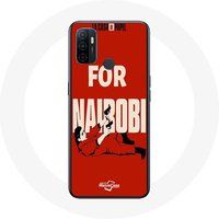 Maniacase Hoesje voor Oppo A53 La casa de papel Nairobi tekening