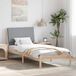 Maison Exclusive - Lit de luxe - Structure de lit marron et gris clair, dimensions 100 x 200 cm, en bois massif de pin