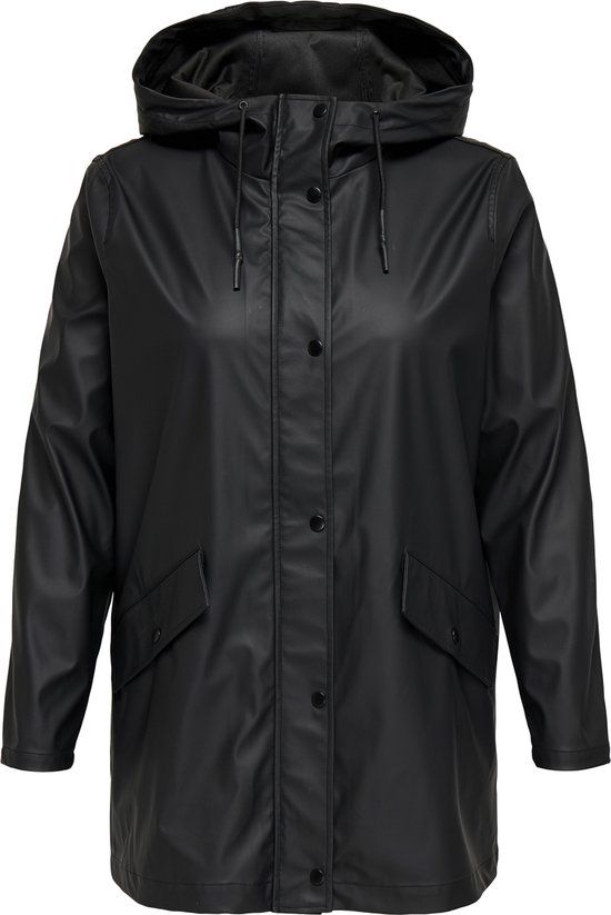 ONLY CARMAKOMA CARELISA LIFE RAINCOAT ZIP OTW NOOS Dames Gewatteerde jassen