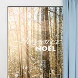 Muursticker Kerstmis sticker sticker Kerstmis Kerstmis wanddecoratie Kerstmis 70 x 50 cm wit