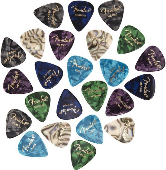 Fender 351 Shape Premium Picks - 24 Pack - Plectrums
