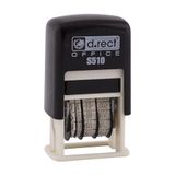 D.RECT S510 Datumstempel 4mm Dag/Maand/Jaar Afdrukkleur niet Verzadigd met Inkt