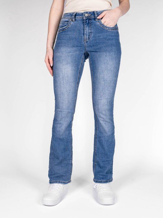 Red Button Babette mid stone used jeans