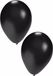Shoppartners Feest ballonnen - zwart - 300x stuks - ca. 27 cm - verjaardag versiering
