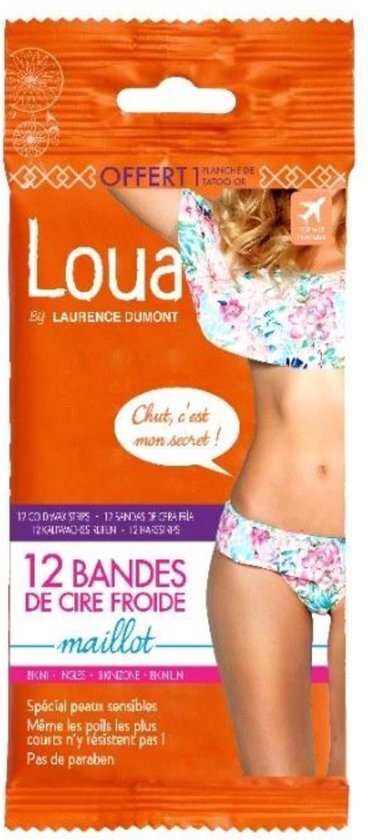 Loua Maillot Bikinilijn Harsstrips 12 stuks