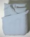 Bianca Plain Dyed Blue beddengoedset voor bedden met 150 cm, 100% percale katoen