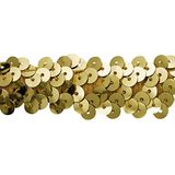 Prym Sequin Lace Elastic, 25 mm, goud, 25 m