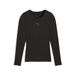 Puma teamLIGA26 Baselayer Tee LS Jr Zwart