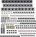 Allecto Premium - Assortiment 250 pièces interrupteurs à bouton-poussoir 12V 50mA micro-tact interrupteur à clé de voiture automatique