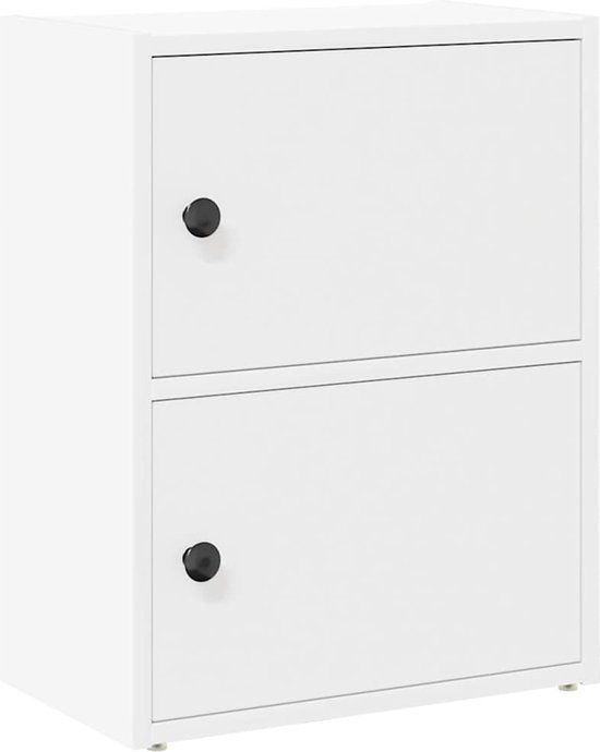 vidaXL Boekenkast 40x24x52 cm bewerkt hout wit
