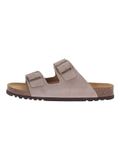 Scholl Sandalen Julien 2 Riemen Suede Heren - Donkerbeige