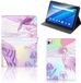 B2Ctelecom Lenovo Tab E10 Flip Case Bird