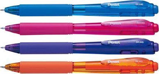 Pentel WOW BK440 - Balpen - Groen - 12 stuks