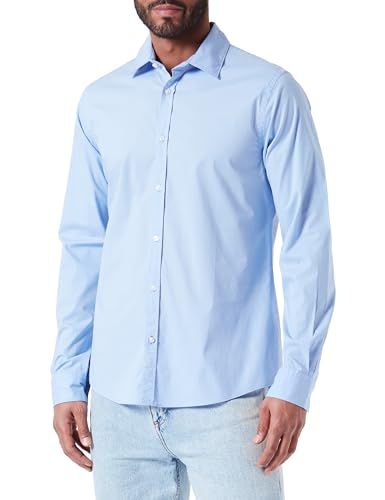 Scotch & Soda Essential Poplin Shirt - Ocean Mist 4133 - Heren - S