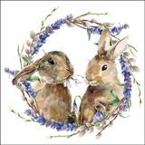 Ambiente Lunch Servetten - Rabbit Wreath
