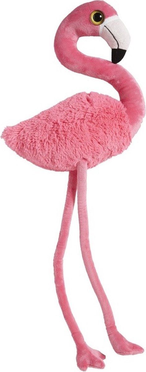 Nature Planet Grote roze pluche flamingo knuffel 100 cm - 5708476089219