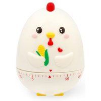 Legami - Keukentimer, motief Hen, handmatig verstelbaar, 60 minuten, zonder batterij, diameter 6 cm, hoogte 8 cm