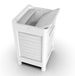 Artu Meuble sous lavabo - 60 x 51 x 89 cm - Blanc