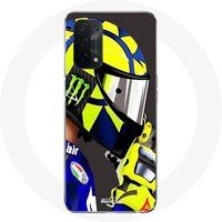 Oppo Etui voor Oppo A74 5G Valentino Rossi Motogp wereldkampioen racepiloot Maniacase