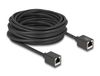 Delock 90335 Netzwerkkabel Schwarz 10 m Cat6a S/FTP Rund