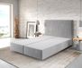 DELIFE Dream-Well boxspring frame Gris 140x200 cm
