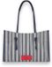 Tous JCQ Zomervakantie XL Shopper tas Marineblauw Textiel