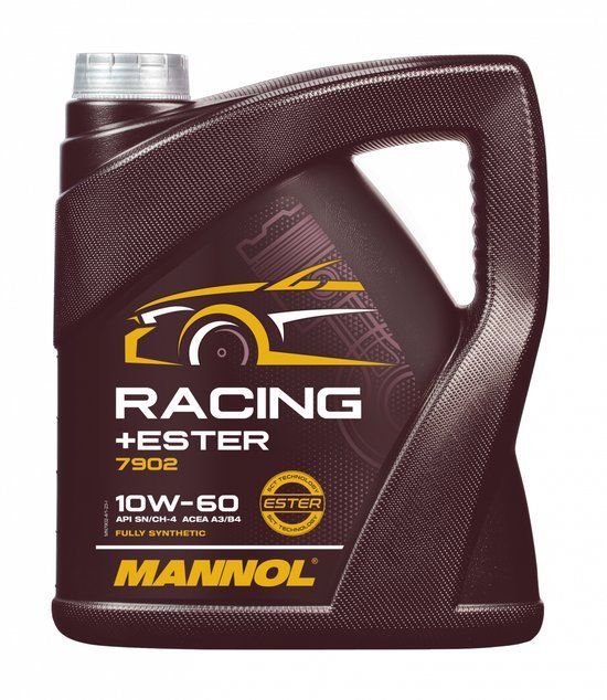 Mannol Racing Ester 10W60 Vol Synthetische motorolie 4 liter