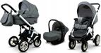BabyLux® Sky Lark | Kit chaton 3en1 | Grey Flex | Combinaison chaton | Kit poussette | Poussette