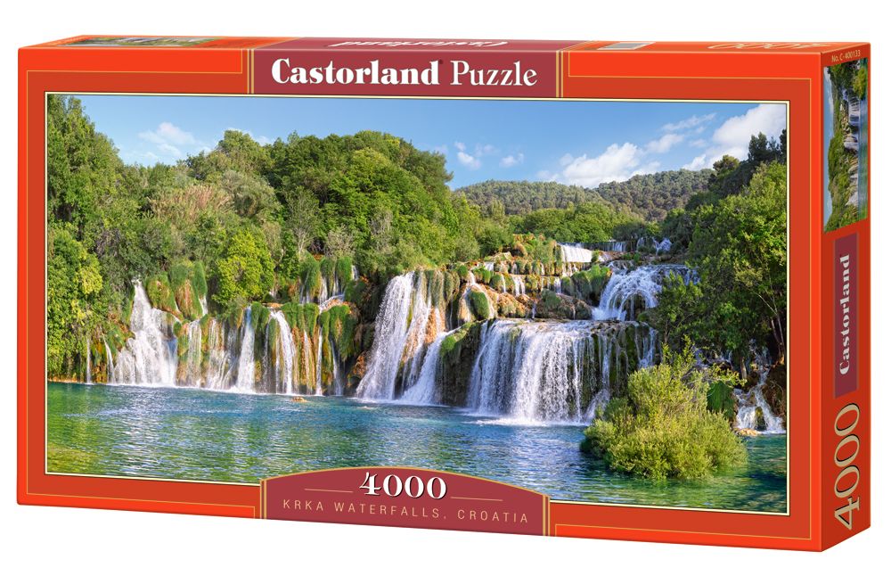 Castorland Krka Waterfalls, Croatia - 4000 stukjes Puzzel - Multicolor