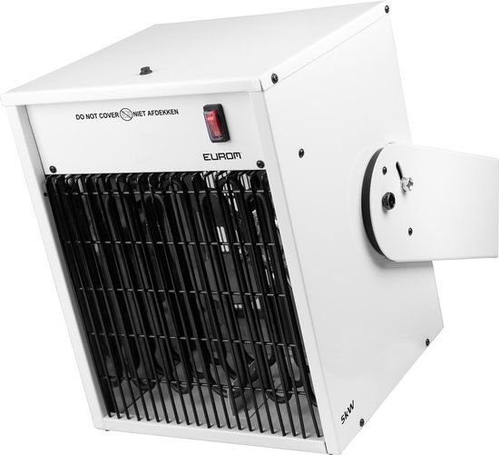 Eurom EK5000 Wall Werkplaatskachel - 5000W / 400V - Wit