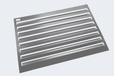Evolar EVO-LOUVRE-XSA - Achterplaat uitbreiding voor EVO-COVER - Maat XS - 90 x 60 cm - Gepoedercoat - Aluminium - Licht Antraciet - RAL 7037