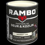 Rambo Deur & Kozijn Pantserlak - Hoogglans - Ivoorwit - 750 ml
