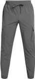 Under Armour UA Vibe Woven Cargo Pants-GRY Heren Sportbroek - Castlerock - Zwart