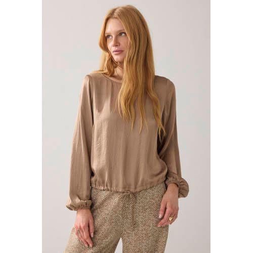 Summum Blousetop Bruin