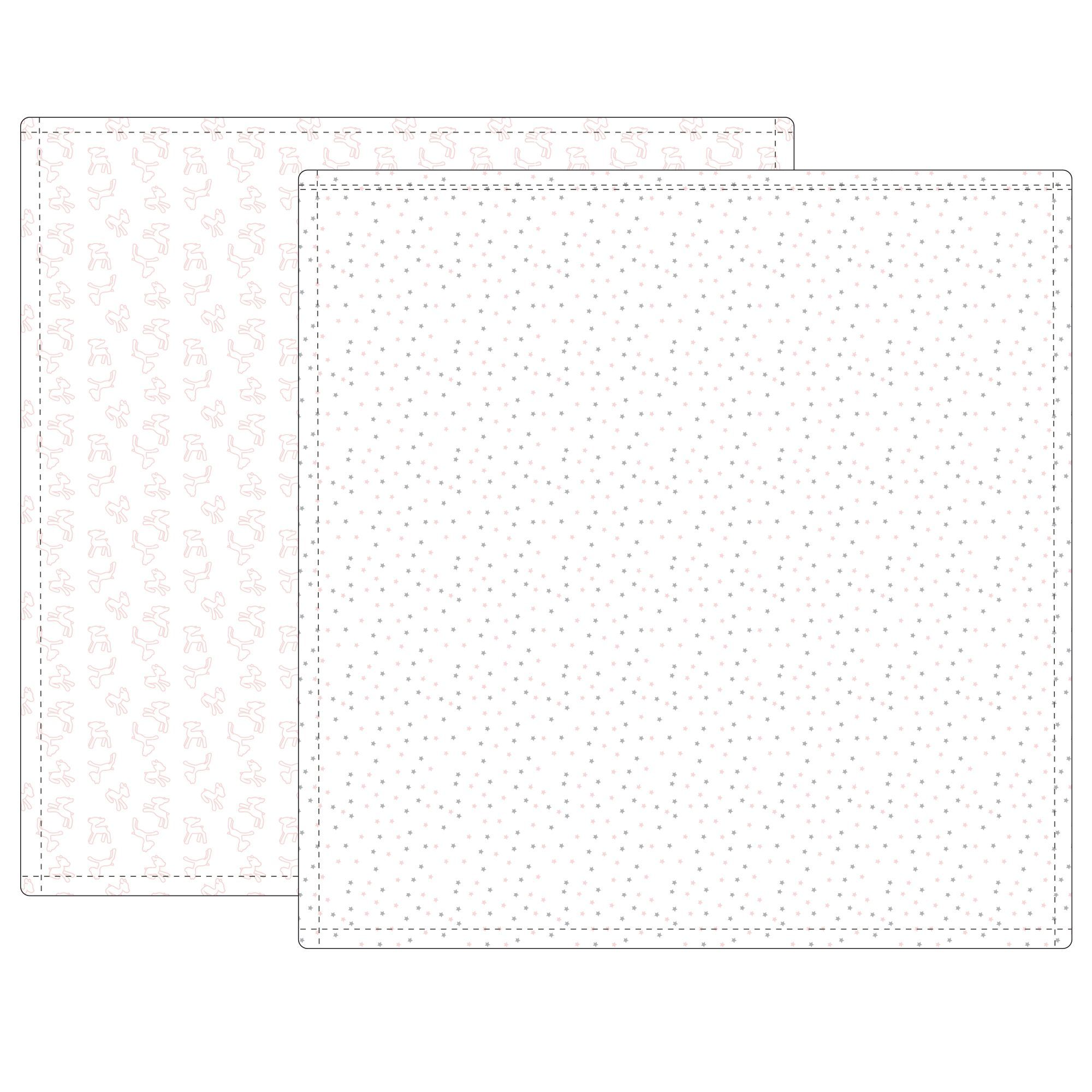 Woonboulevard Poortvliet Bamboo Swaddle & Burb Blanket Light Pink