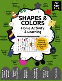 SHAPES & COLORS Home Activity & Learning Book: For Grade K – 2 | 10f0+ Worksheets |Workbook with activities to make kid school ready|Shapes & Colors ... colors|Puzzles|Coloring fun|Review sheets