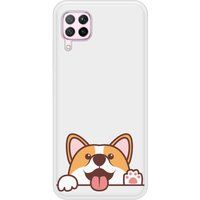 Panda Siliconen hoes compatibel met P40 Lite Cuckoo Corgi